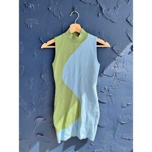 two toned mini dress